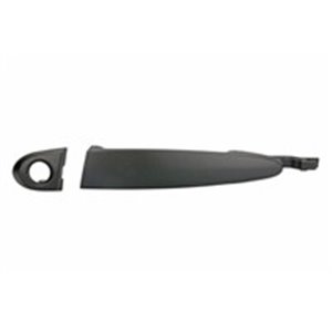 80/742 Door handle front L (external, with lock hole, black) fits: BMW 3