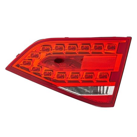 HELLA 2TP 010 086-101 - Baklykta R (inner, LED/P21W/W16W, glasfärg röd/transparent, med dimljus, backljus) passar: