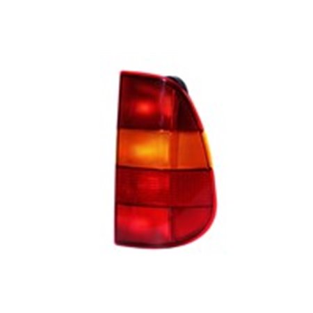 DEPO 441-1936L-LD-UE - Baklykta L (P21/5W/P21W/R5W, blinkers färg orange, glasfärg röd) passar: VW CADDY II Helkropp / St