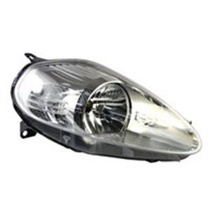 DEPO 661-1147R-LD-EM - Headlamp R (H4, electric, with motor, insert colour: chromium-plated, indicator colour: yellow) fits: FIA