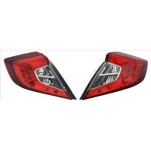 TYC 11-14599-06-9 - Rear lamp R (external, LED) fits: HONDA CIVIC X Saloon 12.15-12.18