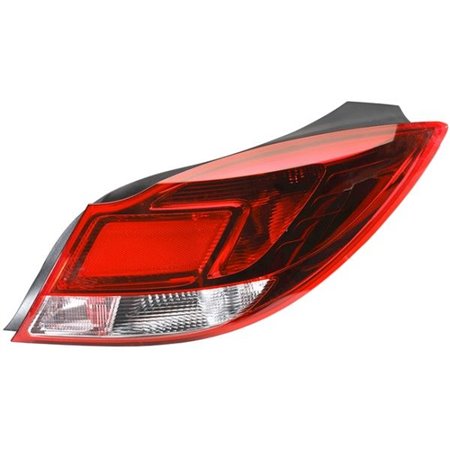 HELLA 9EL 176 380-091 - Rear lamp L (P21W/R10W, indicator colour white, glass colour red, with fog light) fits: OPEL INSIGNIA A 