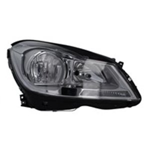 TYC 20-12979-05-2 - Headlamp R (H7/H7, electric, with motor, insert colour: chromium-plated) fits: MERCEDES C (C204), C T-MODEL 