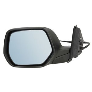 BLIC 5402-12-2001343P - Side mirror L (electric, embossed, with heating, blue, under-coated, electrically folding) fits: HONDA C