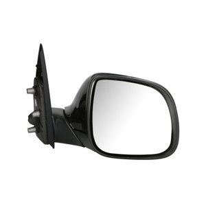 BLIC 5402-01-2002560P - Side mirror R (manual, embossed, chrome) fits: VW AMAROK 2H 09.10-