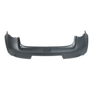BLIC 5506-00-6043953Q - Bumper (rear, number of parking sensor holes: 2, for painting, CZ) fits: RENAULT MEGANE III Ph III Hatch