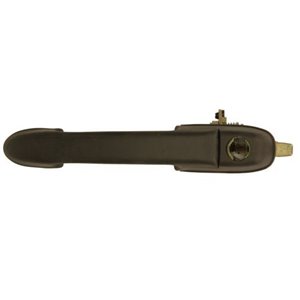 BLIC 6010-07-017401P - Door handle front L (external, with lock hole, black) fits: FIAT BRAVA, BRAVO I 10.95-12.02