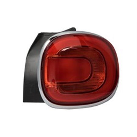 661-1957R-UE Tagatuli Parem (LED/P21/5W/P21W, klaasi värv punane) sobib: FIAT 