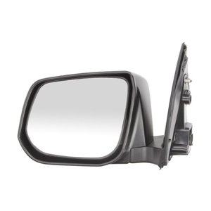 BLIC 5402-27-2001449P - Side mirror L (manual, embossed, chrome) fits: ISUZU D-MAX RT 06.12-04.17