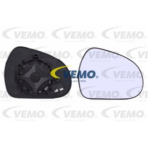 V42-69-0005 Side mirror glass R (embossed, with heating) fits: PEUGEOT 207, 3