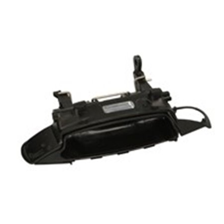 HANS PRIES 114 760 - Door handle front R (external, with lock hole, black) fits: AUDI A3, A6 C6 SEAT EXEO, EXEO ST 1.2-3.2 05.0