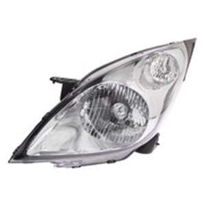 TYC 20-14496-15-2 - Headlamp L (H4, electric, with motor, insert colour: silver, indicator colour: silver) fits: CHEVROLET SPARK