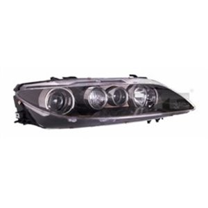 TYC 20-0976-15-2 - Headlamp L (2*H1/H3, electric, with motor, insert colour: black) fits: MAZDA 6 GG, GY 03.05-12.08