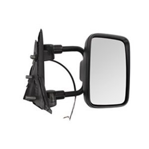 SPJE-2244 Side mirror R (electric, embossed, with heating, short) fits: VW 