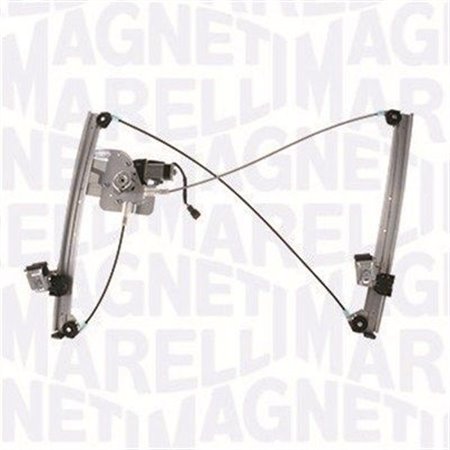 MAGNETI MARELLI 350103170261 - Window regulator front L (electric, with motor, number of doors: 2) fits: VW POLO, POLO III 10.94