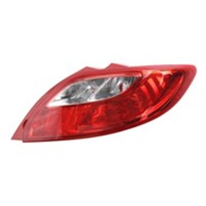 TYC 11-11451-01-2 - Rear lamp R (external, W16W/W21/5W/WY21W, indicator colour white, glass colour red) fits: MAZDA 2 DE 10.10-0