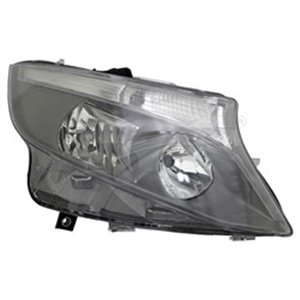 TYC 20-15015-05-2 - Headlamp R (H15/H7, electric, with motor, insert colour: grey) fits: MERCEDES VITO / KLASA V W447 03.14-06.1