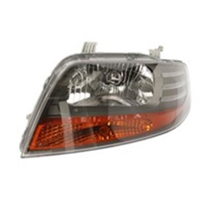 TYC 20-0532-05-2 - Headlamp L (H4, electric, without motor, insert colour: black) fits: CHEVROLET AVEO / KALOS; DAEWOO KALOS