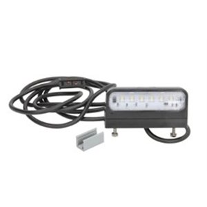 ASPOCK A36-3804-014 - Licence plate lighting REGPOINT II (LED, 12/24V, 48x45x100mm, hose length: 2000mm, connector: CLICK-IN)