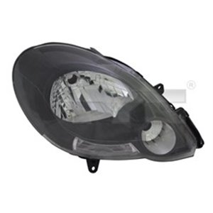 TYC 20-1399-35-2 - Headlamp R (H4/P21, electric, without motor, insert colour: black) fits: RENAULT KANGOO, KANGOO BE BOP, KANGO