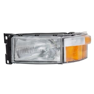 HELLA 1LG 007 150-111 - Headlamp L (H4/P21W, for left-hand traffic; RHD, insert colour: silver, indicator colour: yellow) fits: 