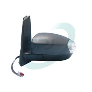 SPJ E-2863 - Side mirror L (electric, aspherical, with heating, under-coated, electrically folding) fits: FORD C-MAX II