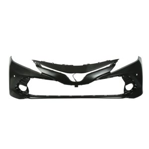 BLIC 5510-00-8167900P - Bumper (front, USA version, XLE, number of parking sensor holes: 2, for painting) fits: TOYOTA CAMRY XV7