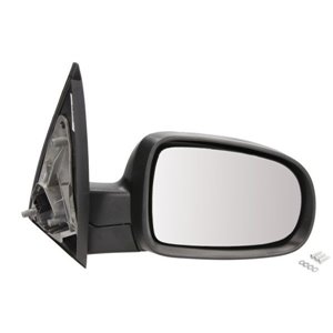 BLIC 5402-04-1129229P - Side mirror R (electric, embossed, with heating, under-coated) fits: OPEL CORSA C 09.00-12.09