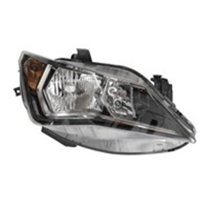 VALEO 046725 - Headlamp R (halogen, H7/W5W, electric, with motor) fits: SEAT IBIZA IV 6P 05.15-