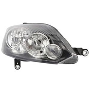 TYC 20-12157-05-2 - Headlamp R (H15/H7, electric, with motor, insert colour: black) fits: VW GOLF PLUS V