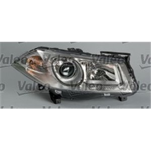 VALEO 043281 - Headlamp R (halogen, H1/H7/W5W, electric, without motor, indicator colour: transparent) fits: RENAULT MEGANE II 0