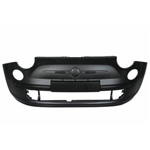 BLIC 5510-00-2013900Q - Bumper (front, with fog lamp holes, for painting, TÜV) fits: FIAT 500 01.07-07.15