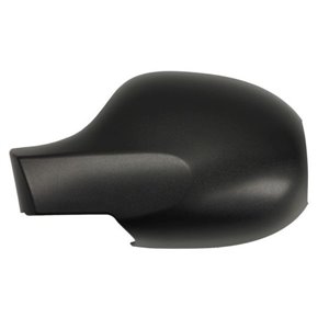 BLIC 6103-09-2002227P - Housing/cover of side mirror L (black) fits: RENAULT TWINGO II 03.07-09.14
