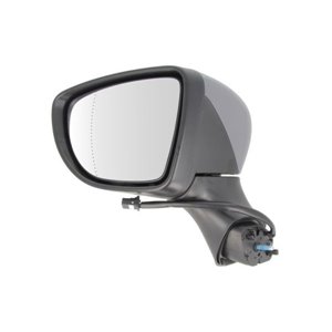 BLIC 5402-09-2002129P - Side mirror L (electric, aspherical, with heating, chrome, under-coated, electrically folding) fits: REN