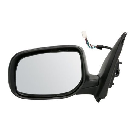 BLIC 5402-19-2002467P - Side mirror L (electric, embossed, with heating, chrome, under-coated, electrically folding) fits: TOYOT