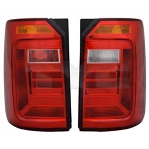 TYC 11-12971-01-2 - Rear lamp R (glass colour red, single tailgate) fits: VW CADDY IV 05.15-12.19
