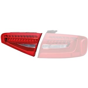 HELLA 2SD 010 917-091 - Rear lamp L (inner, LED, glass colour red/white, with fog light) fits: AUDI A4 B8 Saloon 11.11-05.16
