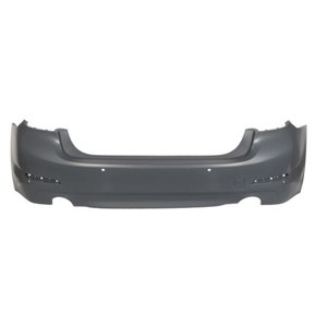BLIC 5506-00-0068950PP - Bumper (rear, BASIS, with parking sensor holes, for painting) fits: BMW 5 G30, G31, G38, F90 02.17-04.2