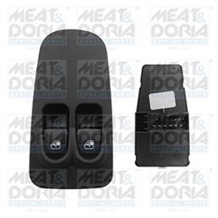 MEAT & DORIA 26313 - Bilfönster regulator switch fram L passar: LANCIA YPSILON 1.2-1.4LPG 10.03-12.11