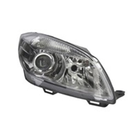 DEPO 665-1121RMLD-EM - Headlamp R (H7/H7, electric, with motor, insert colour: chromium-plated, indicator colour: white) fits: S
