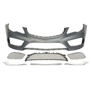 BLIC 5510-00-3529900KP - Bumper (front, AMG STYLING, with grilles, with parking sensor holes, for painting) fits: MERCEDES E-KLA