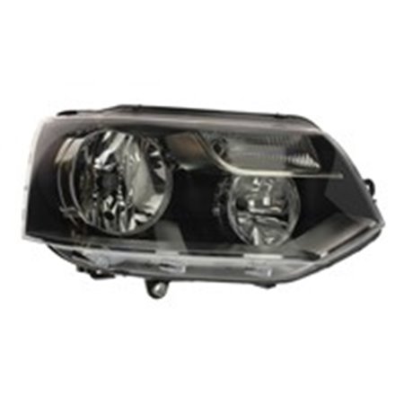 DEPO 441-11F1RMLDEM2 - Headlamp R (H15/H7, electric, with motor, insert colour: black) fits: VW TRANSPORTER T5 LIFT 09.09-04.15