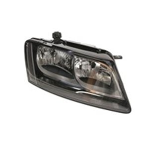 VALEO 044864 - Headlamp R (halogen, H7, electric, without motor, insert colour: black, indicator colour: transparent) fits: AUDI