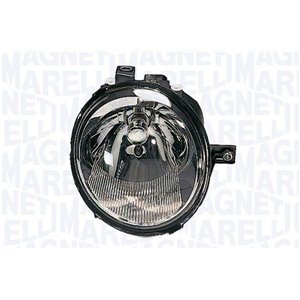 MAGNETI MARELLI 710301194302 - Headlamp R (halogen, H4/W5W, electric, with motor, insert colour: black) fits: VW LUPO 09.98-07.0