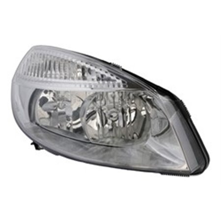 TYC 20-0367-05-2 - Headlamp R (H1/H7, electric, without motor, insert colour: chromium-plated) fits: RENAULT GRAND SCENIC II Ph 