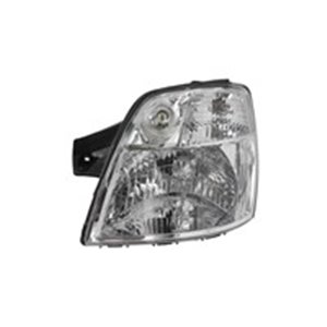 TYC 20-0602-05-2 - Headlamp L (H4, electric, insert colour: silver, indicator colour: silver) fits: KIA PICANTO I 04.04-09.11