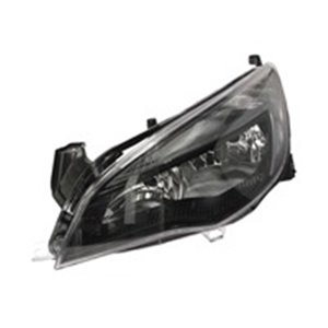 TYC 20-12192-05-2 - Headlamp L (H7/H7/W21, electric, with motor, insert colour: black) fits: OPEL ASTRA J 12.09-09.12
