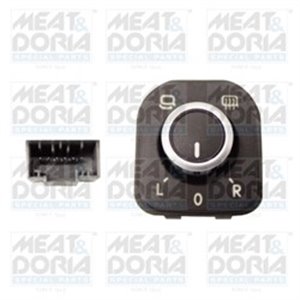 MEAT & DORIA 206024 - Mirror regulation switch-key fits: SEAT ALHAMBRA; VW CC B7 1.4-2.0D 06.10-