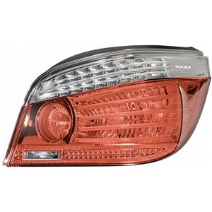 HELLA 2VP 009 425-111 - Rear lamp L (LED/P21W/W16W, indicator colour white, glass colour red/transparent, with fog light, revers