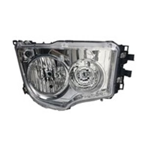 DEPO 440-11B3R-LD-E - Headlamp R (H1/H7/PY21W/W5W, manual, with daytime running light, insert colour: chromium-plated, indicator